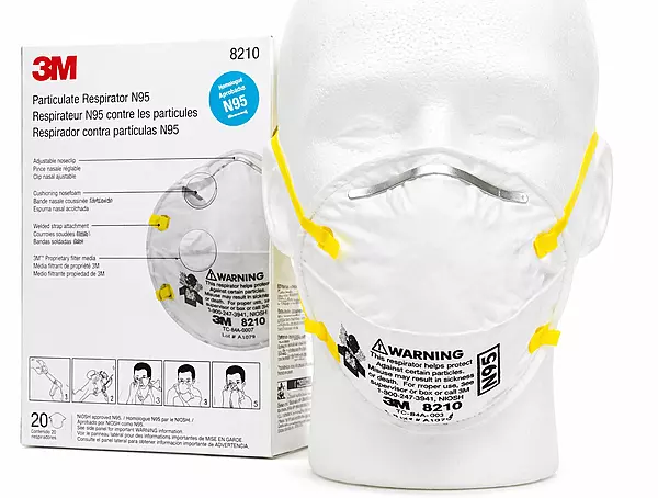 3M 8210 N95 MASK — view 2