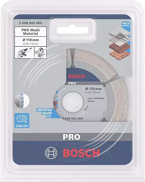 Bosch 110mm diamond cutting disc 10mm(2608615232) — view 2