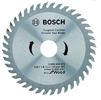 Bosch 4"wood cutter disc.110x1.8/1.1X20mm40T(2608644274) — view 2
