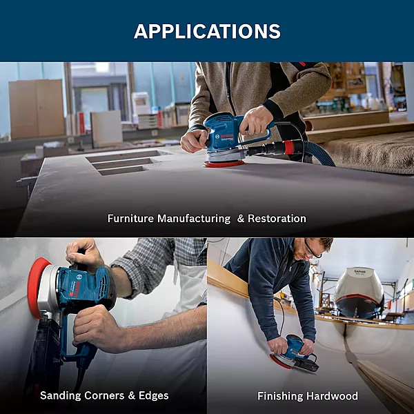 BOSCH GEX34-150AE RANDOM ORBITAL SANDER(06013728F0) — view 4