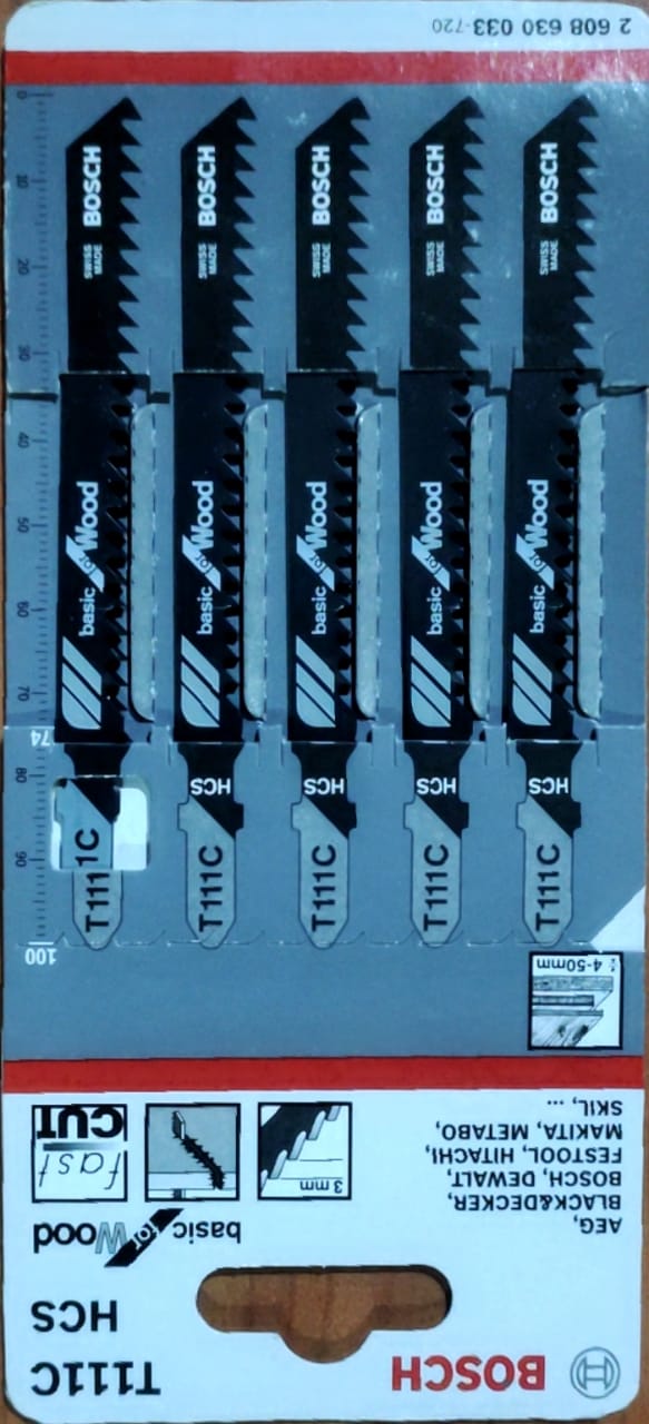 Bosch SAW BLADE SET RB-5ER T111C(PART NO 2608630033)