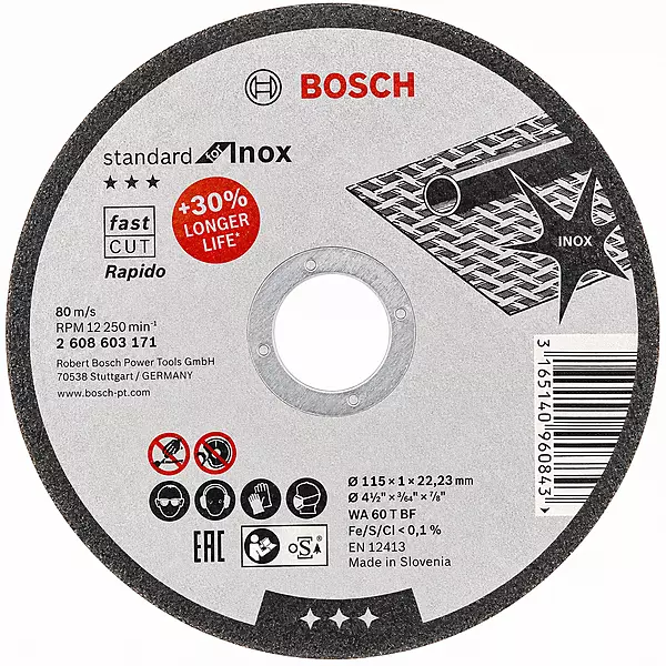 BOSCH SS Cutting Disc.125x1mm(2608603171) — view 2