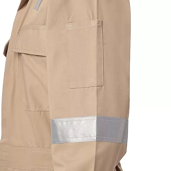 COTTON BOILER SUIT KHAKI COLOR S — view 2