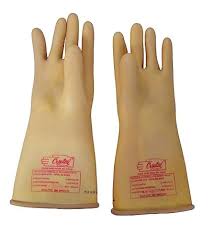 Crystal Electric Shock Proof Rubber Gloves 33KV