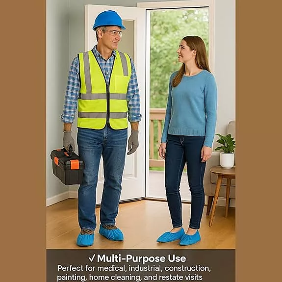Disposable Shoe Cover blue — view 2