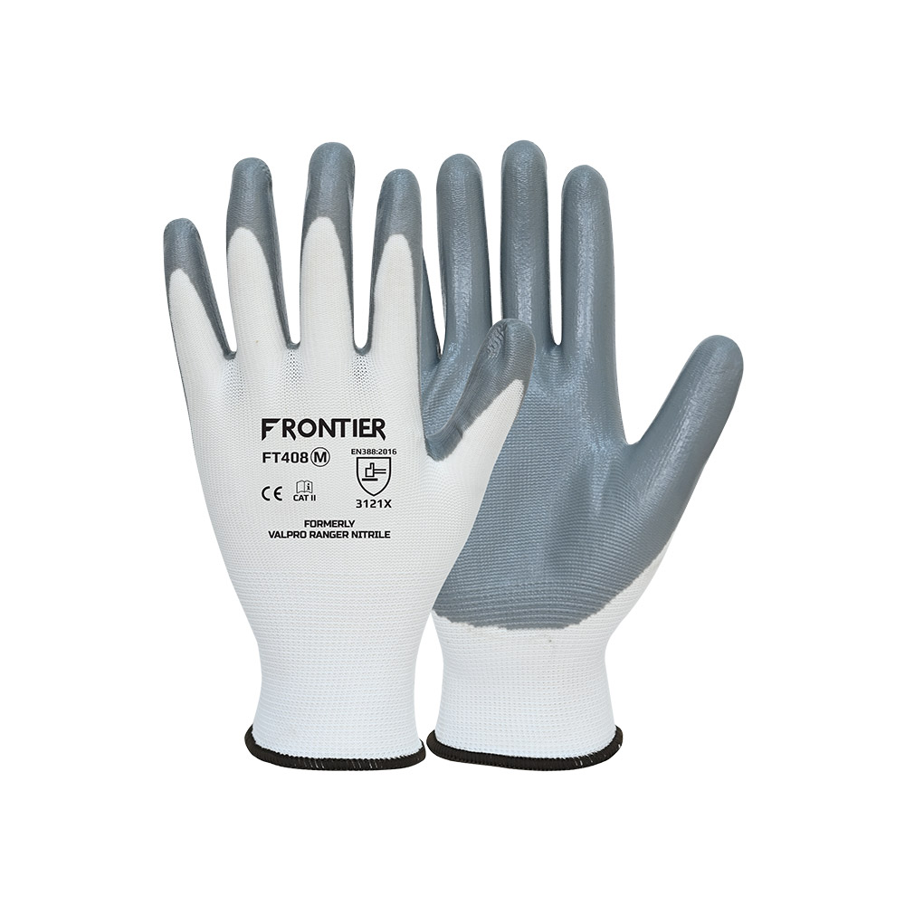 FRONTIER FT408 NITRILE GLOVES-L