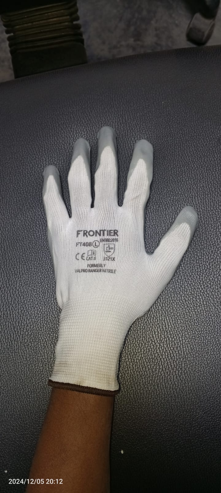 FRONTIER FT408 NITRILE GLOVES-L — view 4