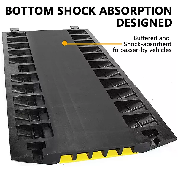 H2CP-5 Channel Rubber Cable Protector Speed Breaker — view 3