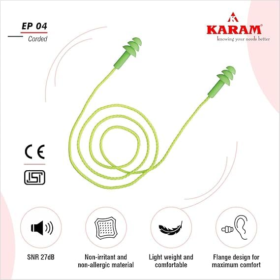KARAM EP04(M) CORDED REUSEABLE EAR PLUG — view 4