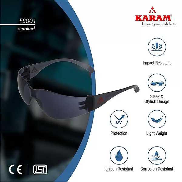 Karam ES001 SMOKED Goggles — view 3