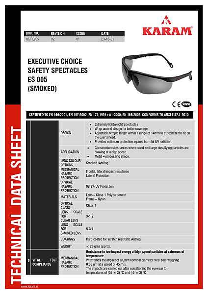 Karam ES005 Smoke/Black Goggle — view 2