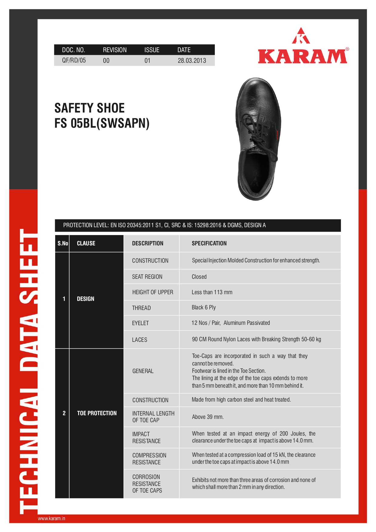 KARAM FS05BL(SWSAPN)Shoes — view 3