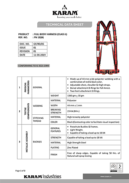Karam PN18(H)(WB)(351)(000_131)(1.8M)(STS01N) Harness — view 2