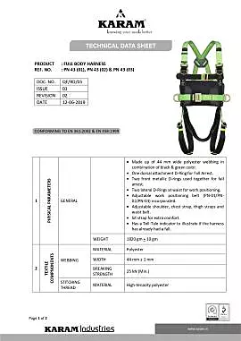 KARAM PN43(01) FULL BODY HARNESS- — view 4