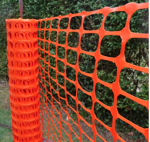 ORANGE NETTING FOR SOFT BARRICADING 200 SQUARE METRE