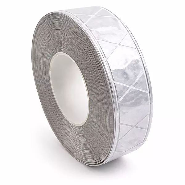 PVC Reflective Tape - 2" White-