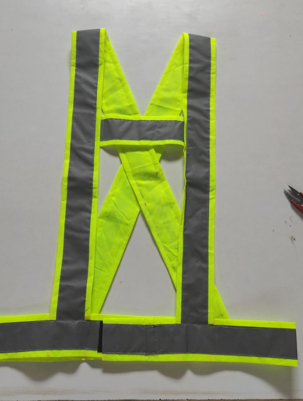 Reflective Cross belt green
