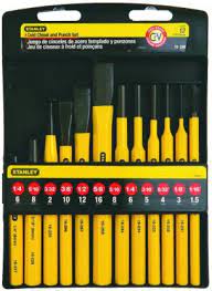 STANLEY 16-299 PIN PUNCHES COLD CHISEL SET 12 PCS