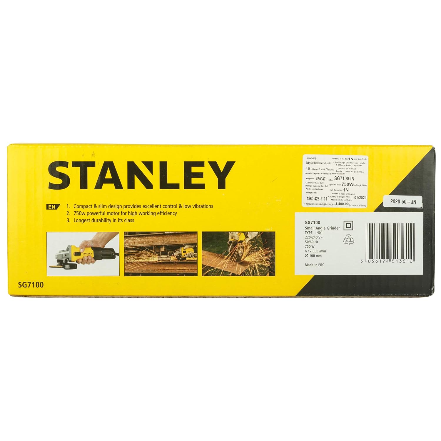 Stanley SG7100-IN Grinder 4inch 750W — view 4