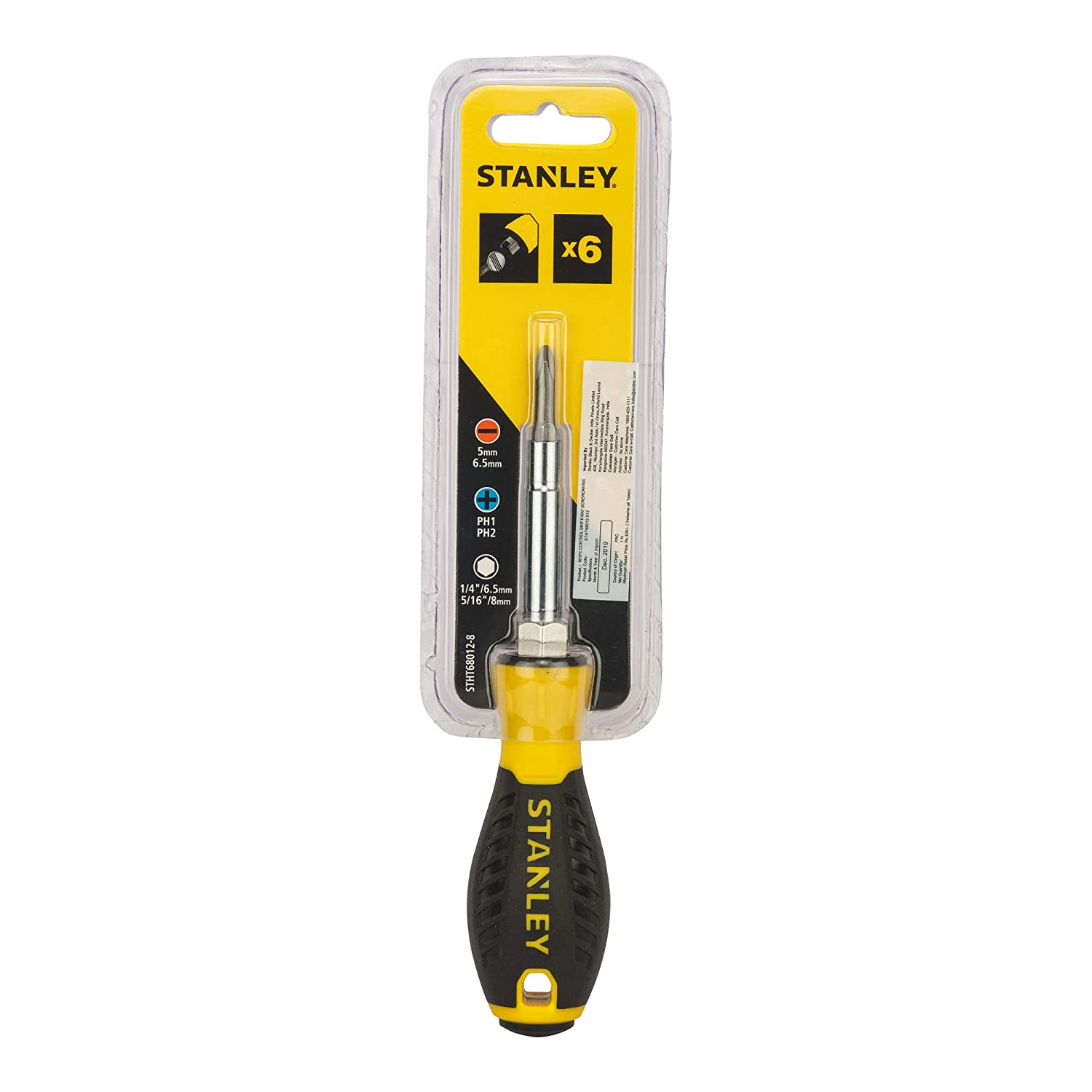 STANLEY STHT68012-8 6-WAY SCREWDRIVER SET — view 2