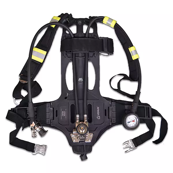 VENUS SCBA BACK PLATE,CARBON COMPOSITE CYLINDER WITH V666 FULL FACE MASK 13203/73203 — view 3