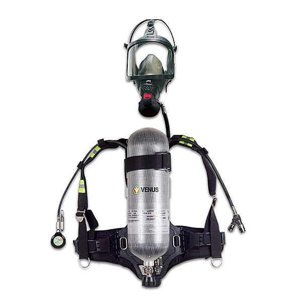 VENUS SCBA FULL SET 13436 108-6AS - Type 1, (Backplate, Full face Mask, Analogue guage, Steel Cylinder)